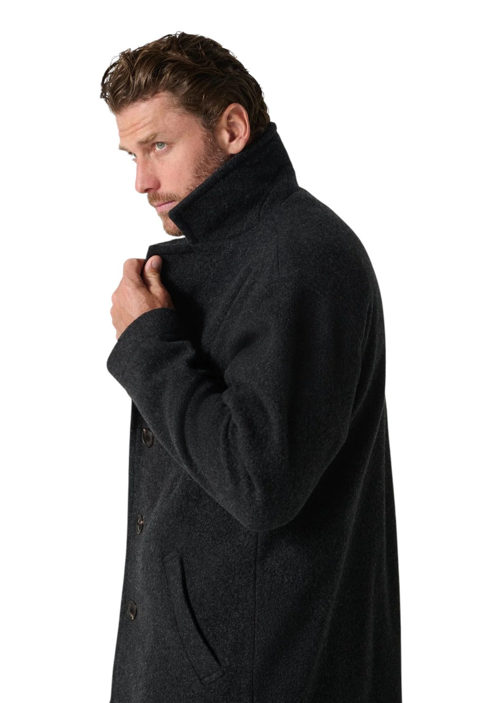 ANIÁN - The Britannia Coat - Storm | Hardpressed Print Studio Inc.