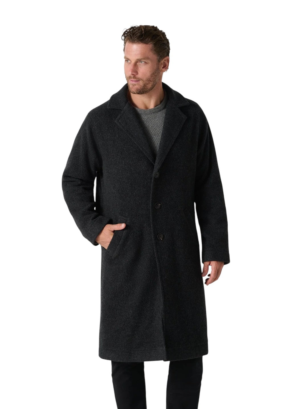 ANIÁN - The Britannia Coat - Storm | Hardpressed Print Studio Inc.