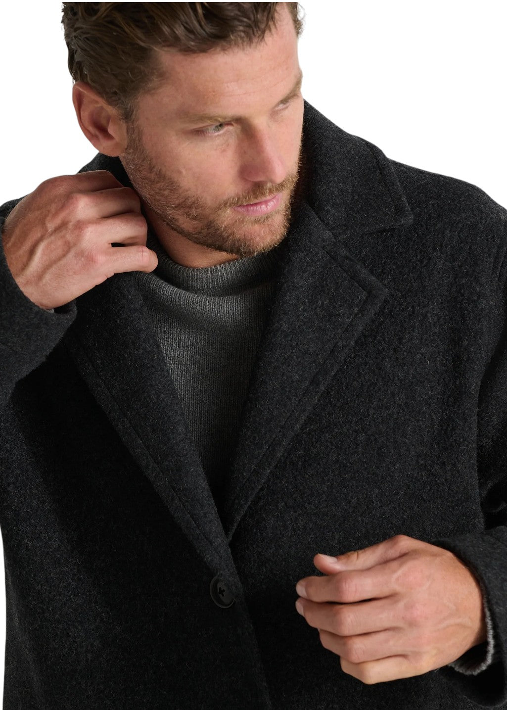 ANIÁN - The Britannia Coat - Storm | Hardpressed Print Studio Inc.