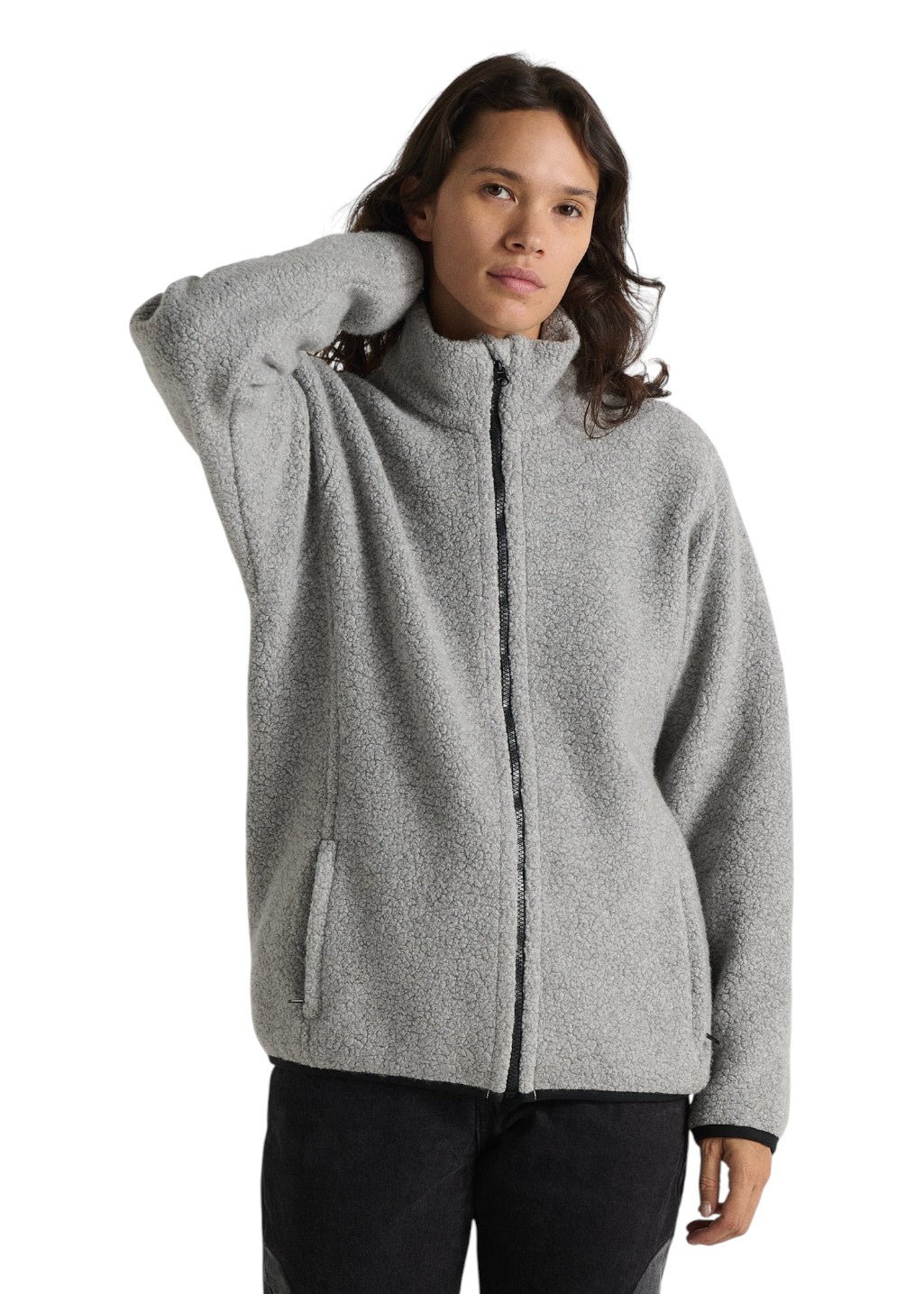 ANIÁN - The Pecora Wool Zip (W) - Heather