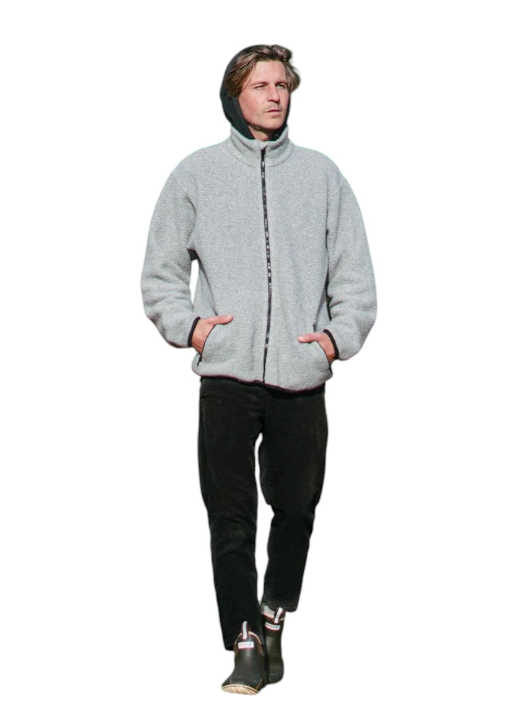 ANIÁN - The Pecora Wool Zip (M) - Heather