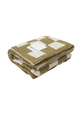 Arctic Fox & CO. - The Teddy Throw - Khaki Check