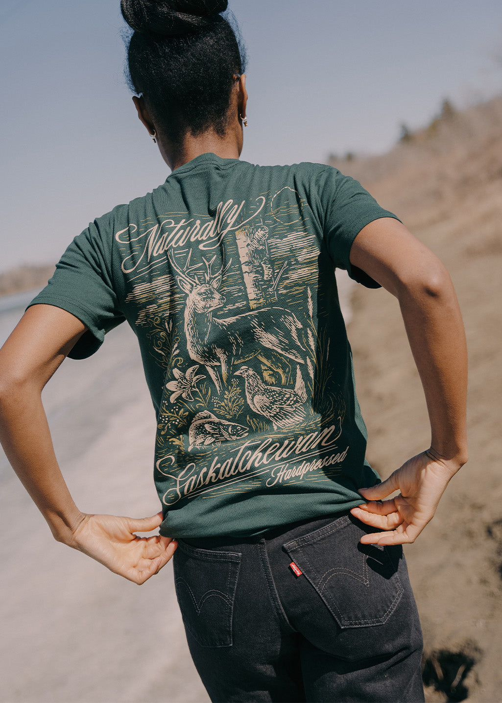 Naturally SK Tee | Forest | Unisex - Hardpressed Print Studio Inc.