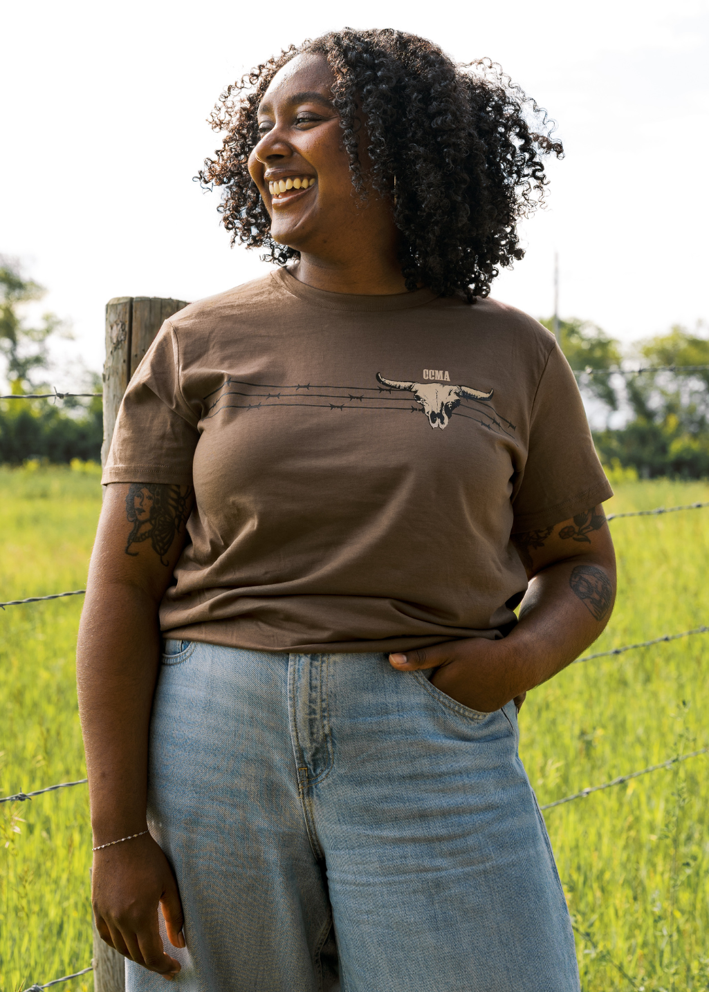 CCMA On The Line Tee | Dirt Road | Unisex and Ladies