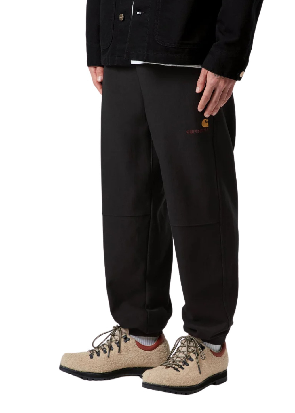 Carhartt WIP - American Script Jogging Pant - Black - Hardpressed Print Studio Inc.