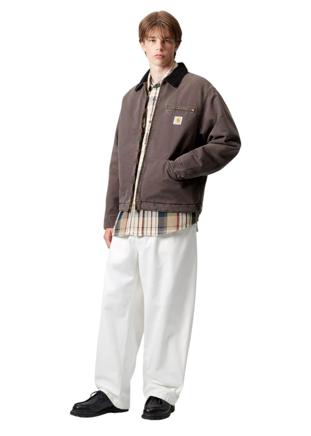 Carhartt WIP - OG Detroit Jacket - Tobacco/Black Stone Canvas