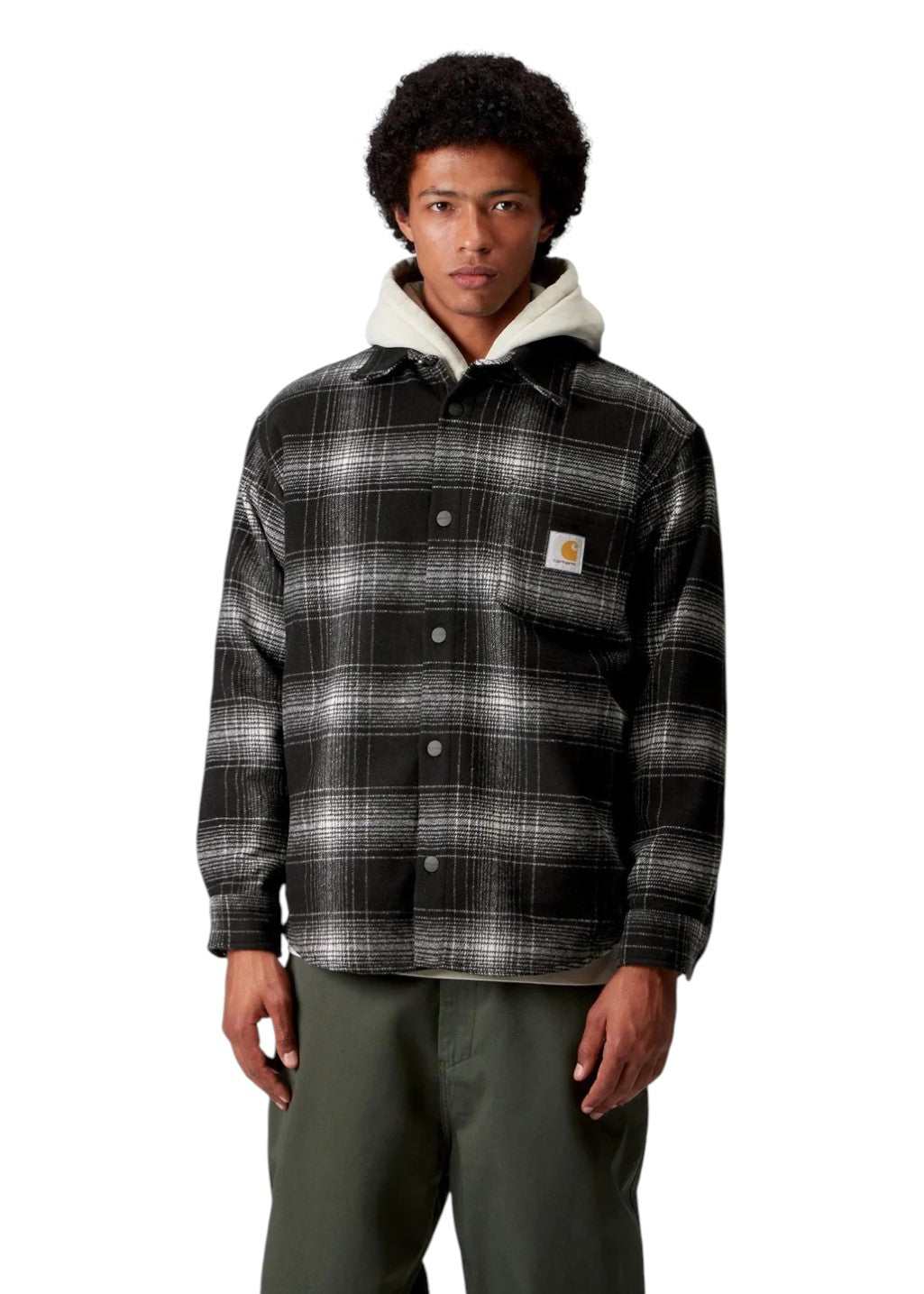 Carhartt WIP - Brennan Shirt Jac - Black/Wax | Hardpressed Print