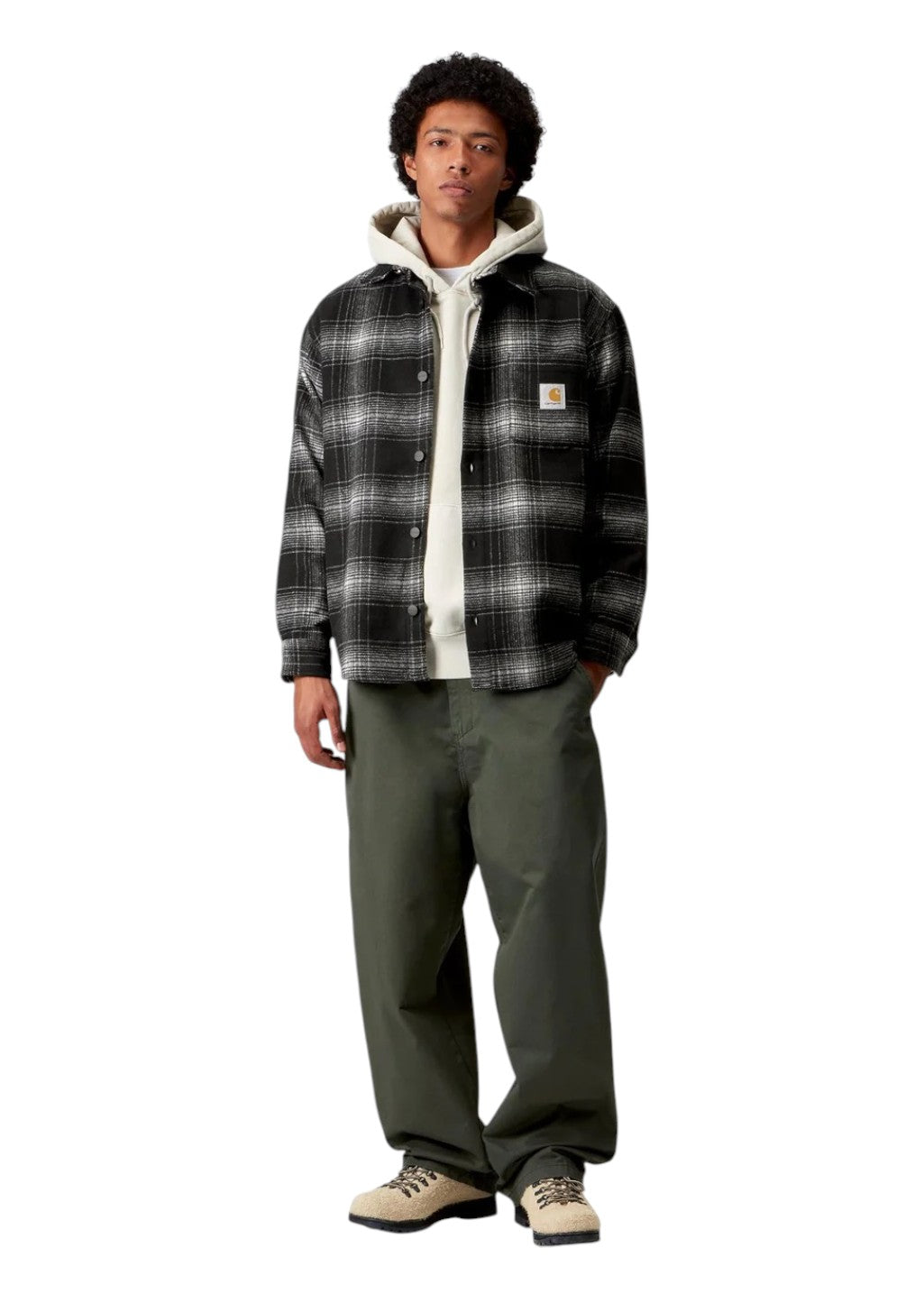 Carhartt WIP - Brennan Shirt Jac - Black/Wax | Hardpressed Print