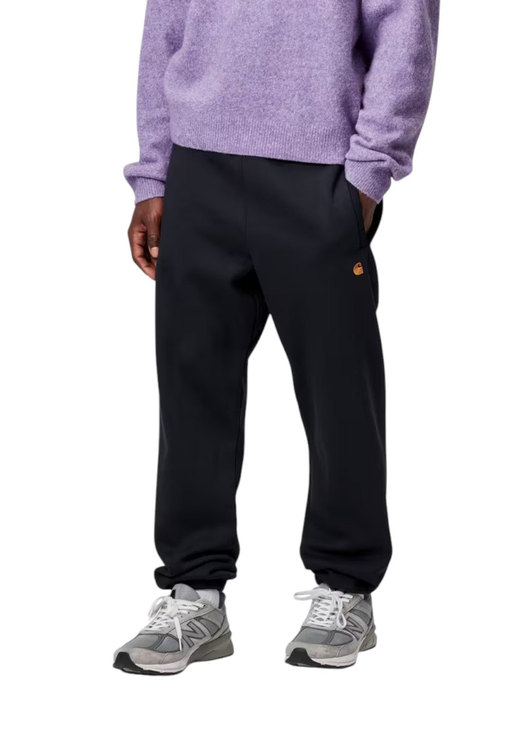 Carhartt WIP - Chase Sweat Pant - Dark Navy/Gold