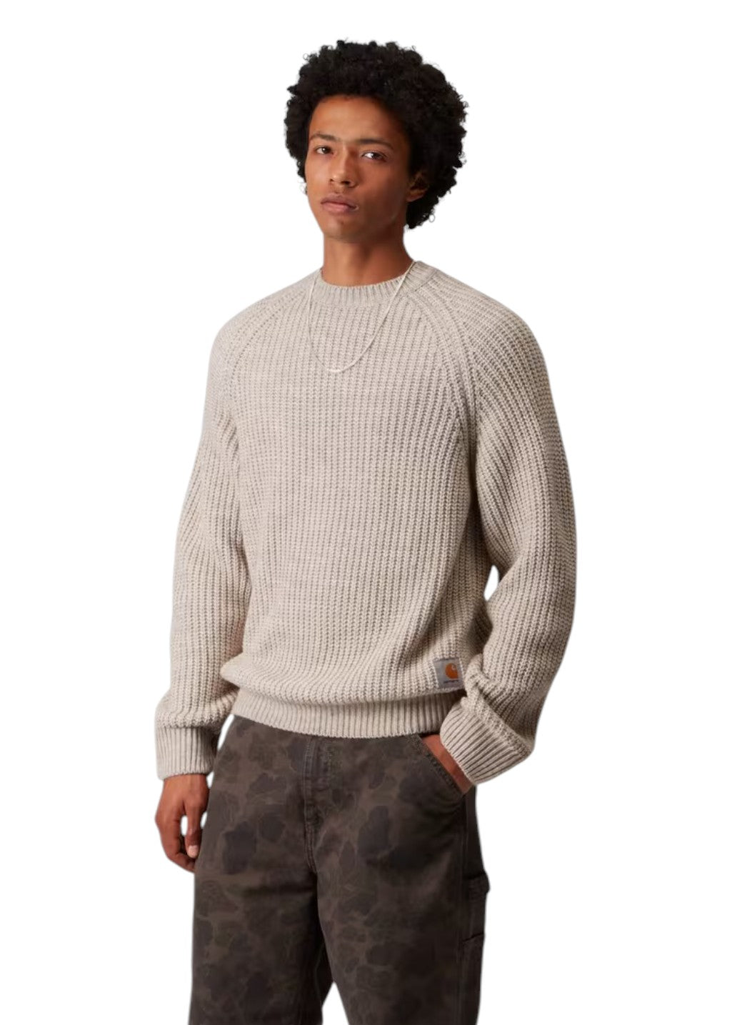 Carhartt WIP - Firth Sweater - Fleur De Sel | Hardpressed Print
