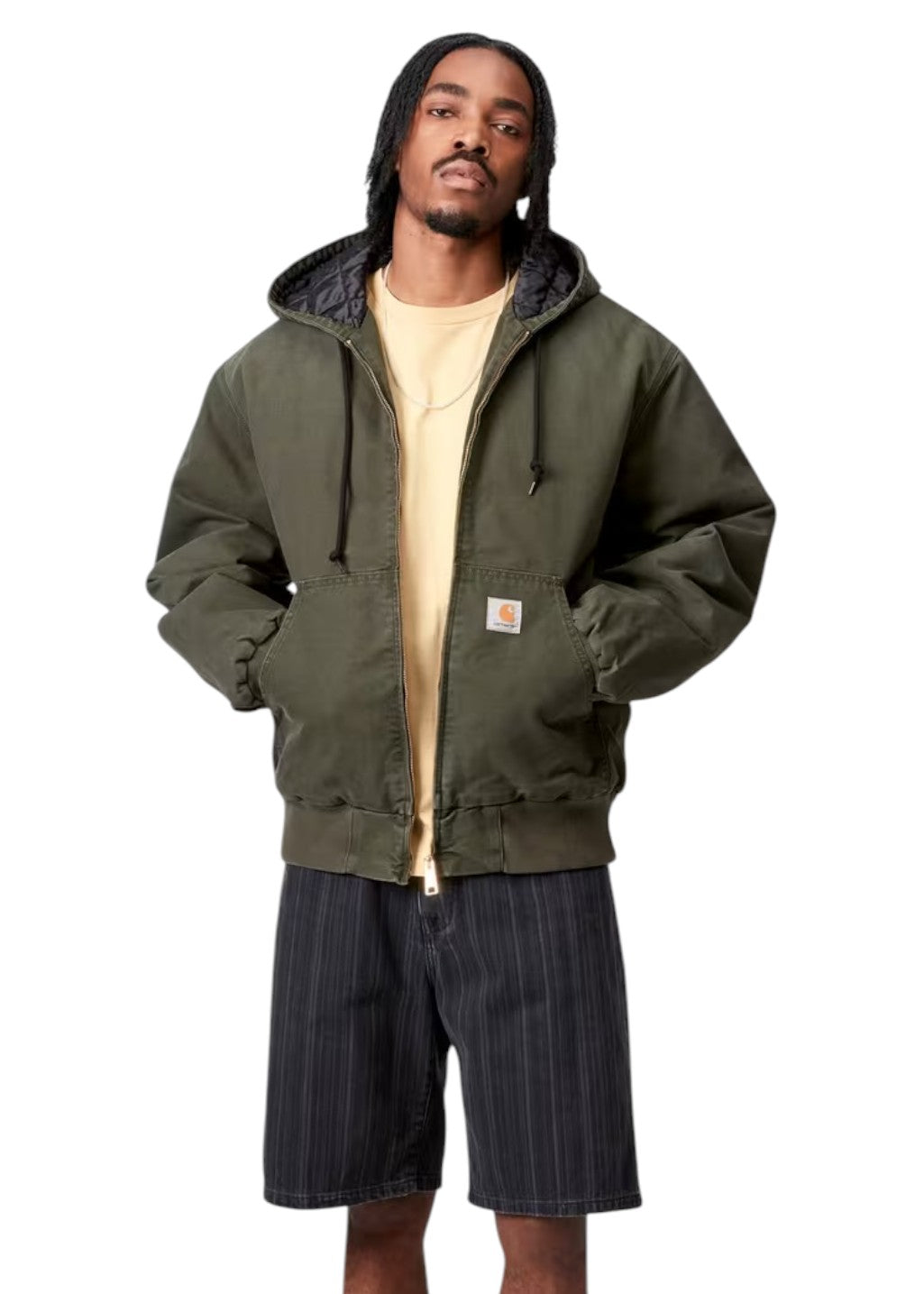 Carhartt WIP - OG Active Jacket - Olive, Stone Canvas