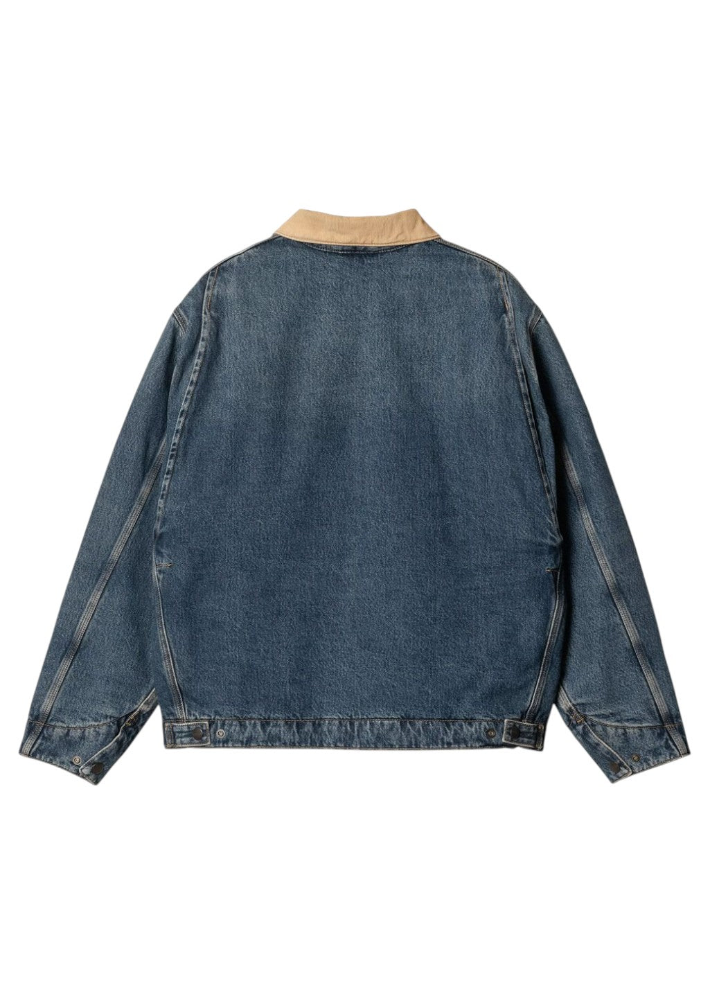 Carhartt WIP - OG Detroit Jacket - Blue/Dusty H Brown - Dark Used Wash