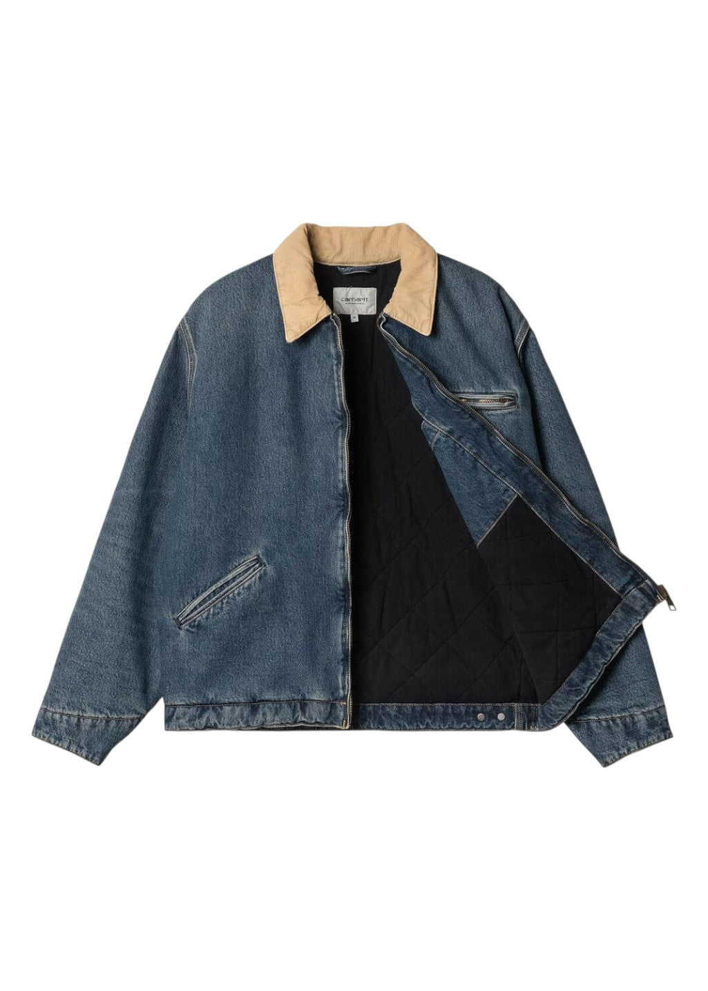 Carhartt WIP - OG Detroit Jacket - Blue/Dusty H Brown - Dark Used Wash