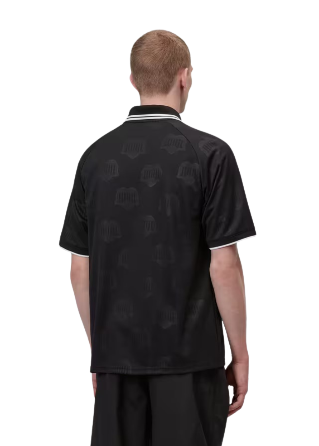 Carhartt WIP - S/S Terrace Football T-Shirt - Heart Train Jacquard - Black