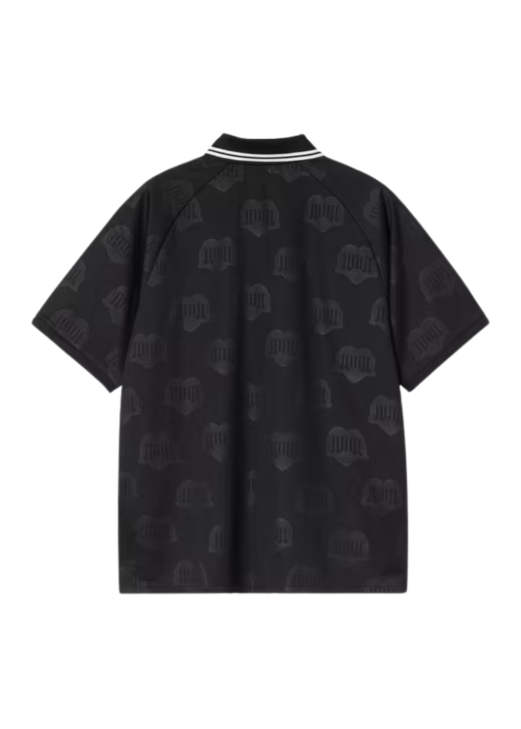 Carhartt WIP - S/S Terrace Football T-Shirt - Heart Train Jacquard - Black