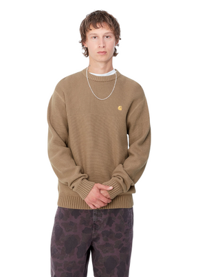 Carhartt WIP - Chane Sweater - Leather/Gold