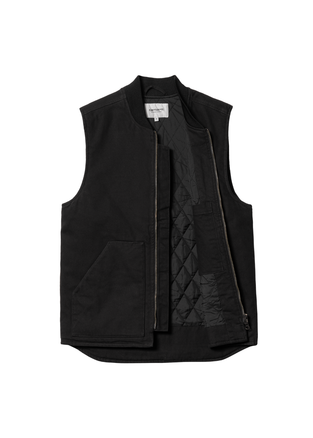 Carhartt WIP - Classic Vest - Black Heavy Stone Wash - Hardpressed Print Studio Inc.