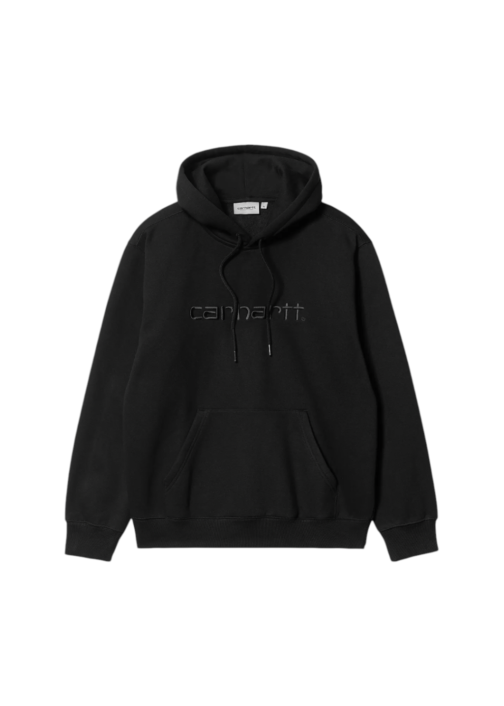 Carhartt WIP - Hooded Carhartt Sweatshirt - Black/Black