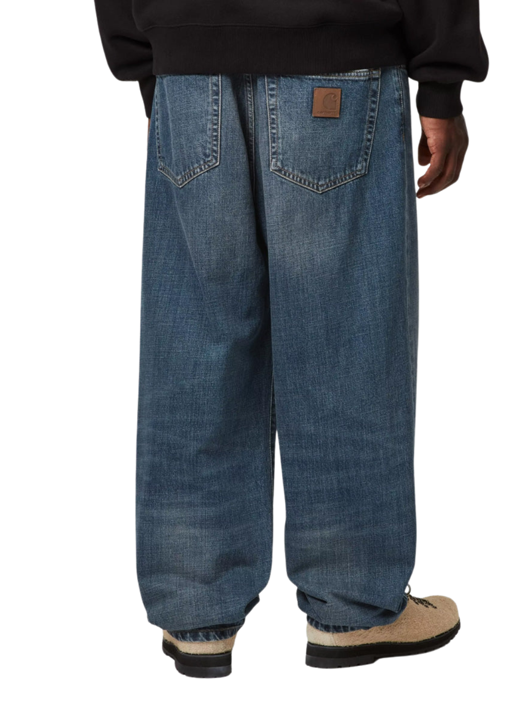 Carhartt WIP - Aaron Pant - Blue, Dark Used Wash - Hardpressed Print Studio Inc.