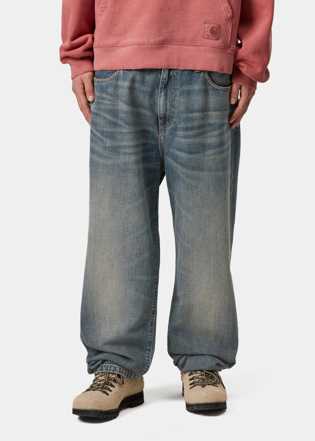 Carhartt WIP - Aaron Pant 'Camano Denim' - Blue Dark Used Wash