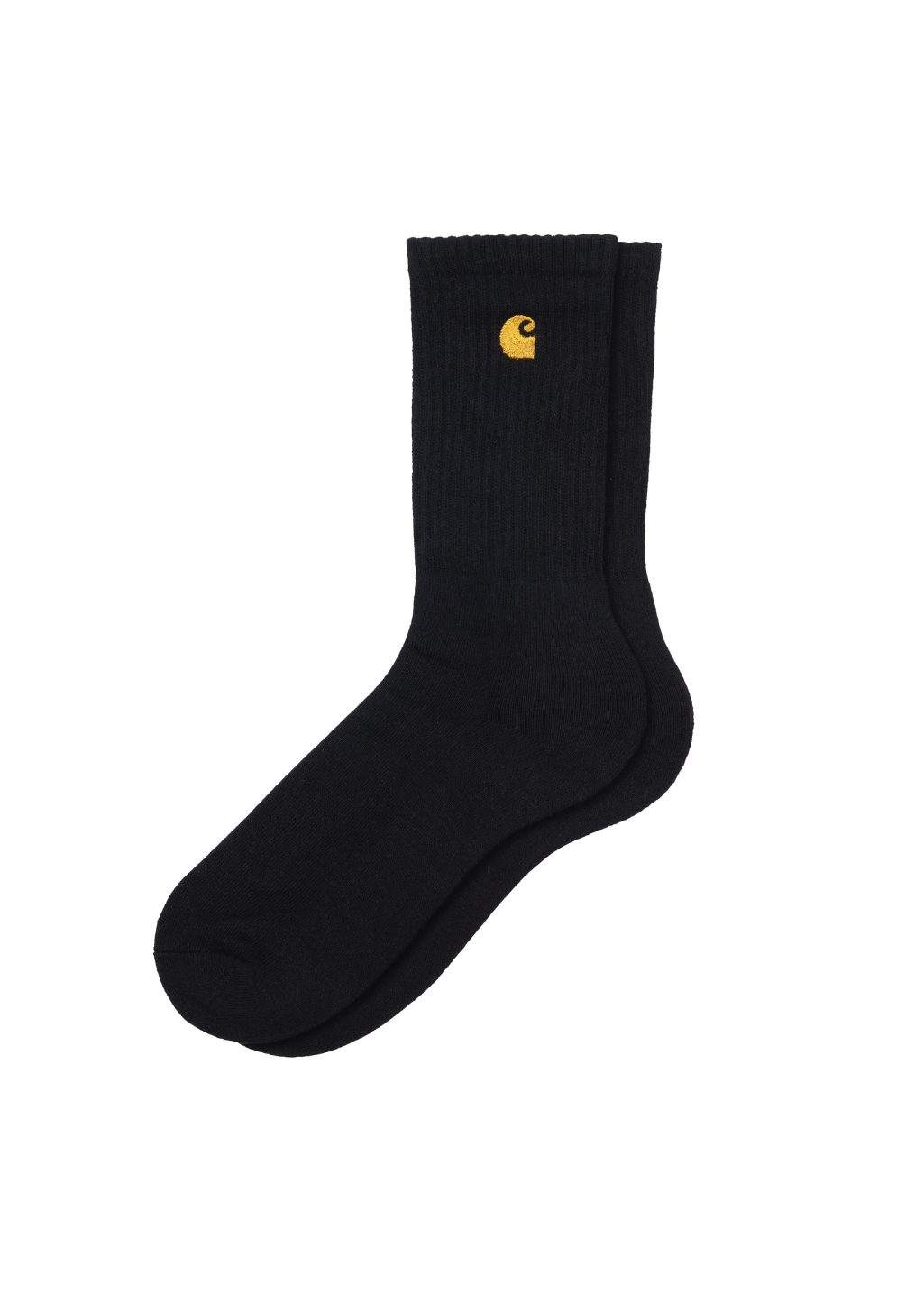 Carhartt WIP - Chase Socks - Black/Gold - Hardpressed Print Studio Inc.