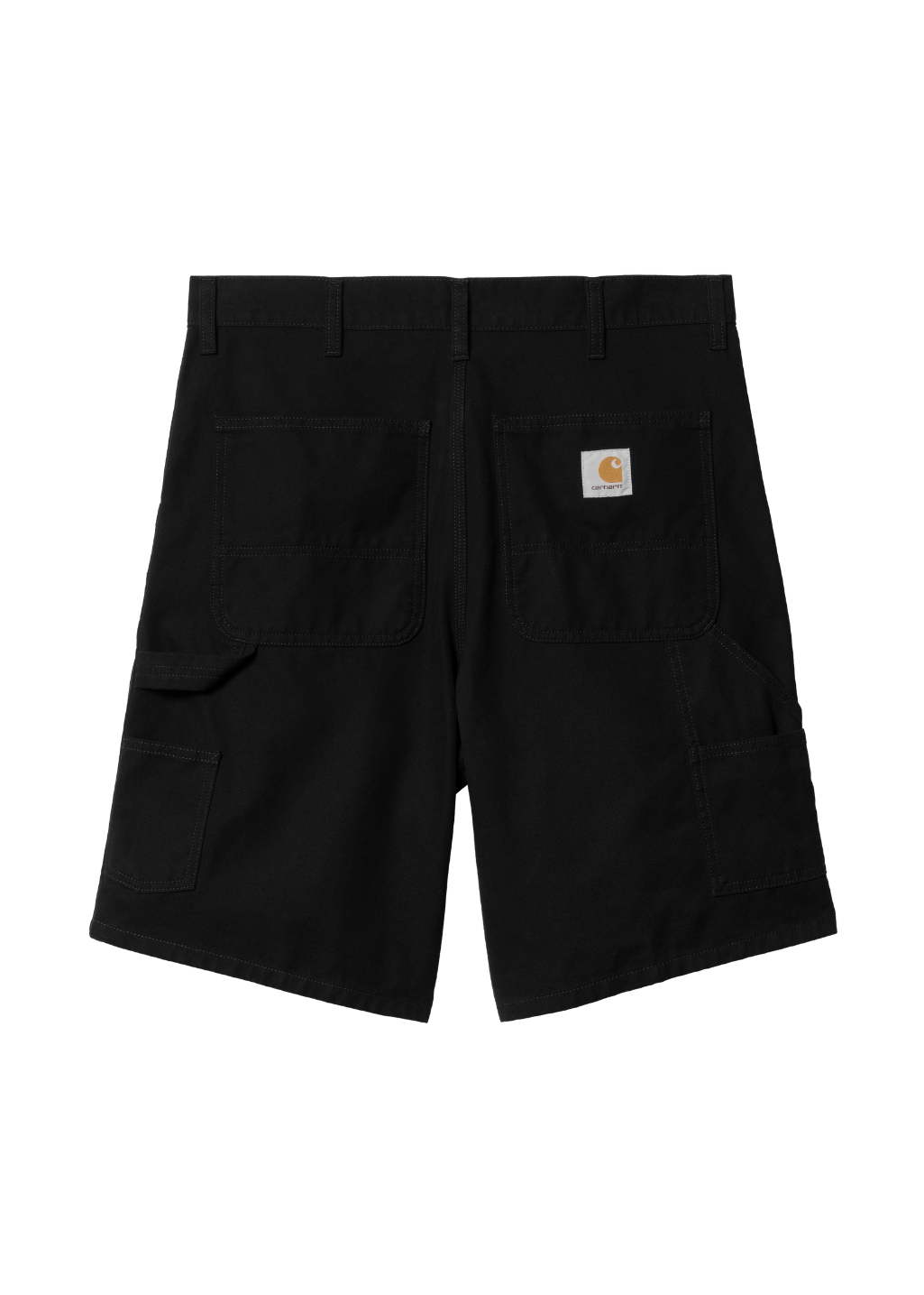 Carhartt WIP - Double Knee Short - Black Rinsed - Hardpressed Print Studio Inc.