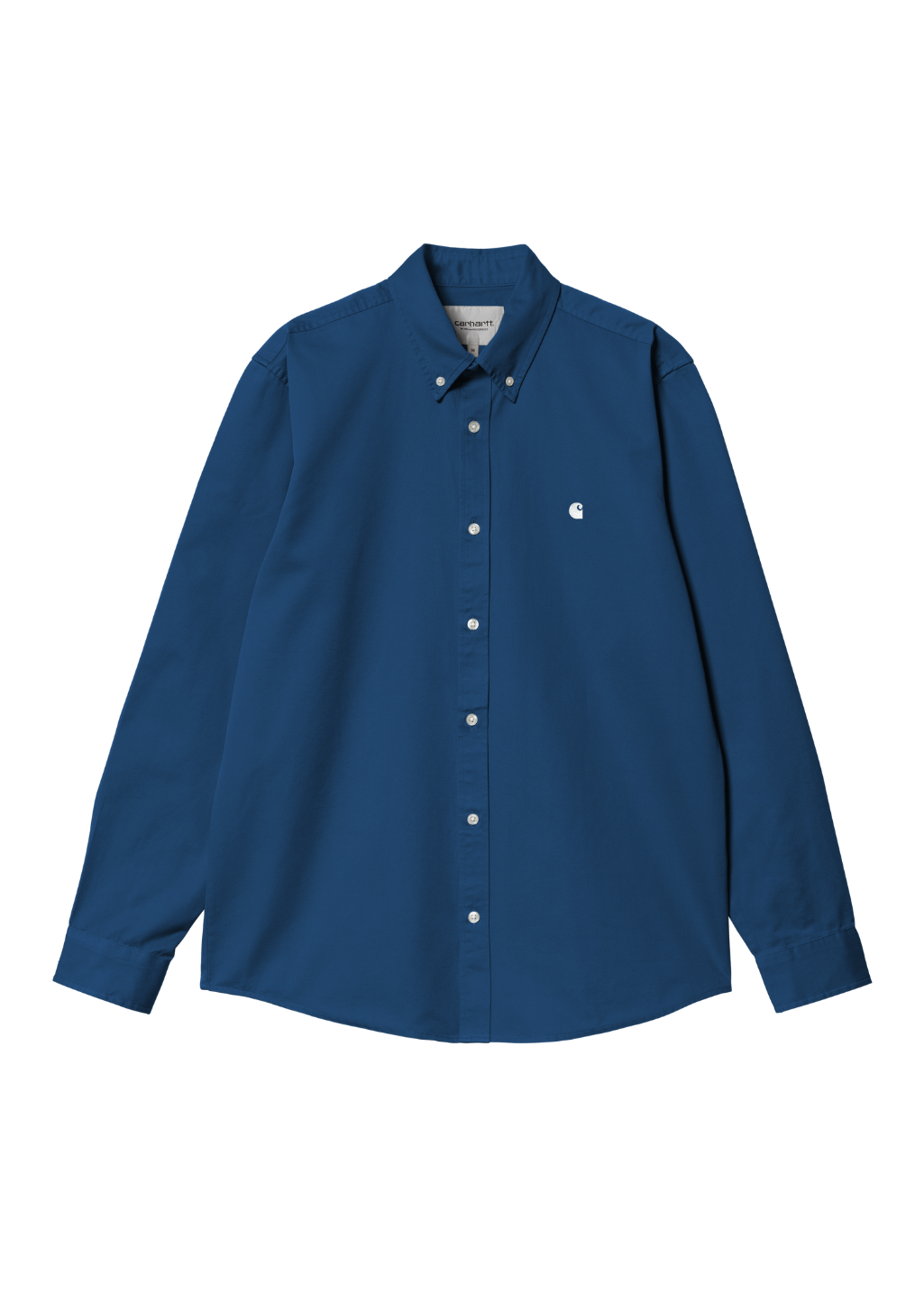 Carhartt WIP - L/S Madison Shirt - Elder/White | Hardpressed Carhartt WIP - L/S Madison Shirt - Elder/White | Hardpressed