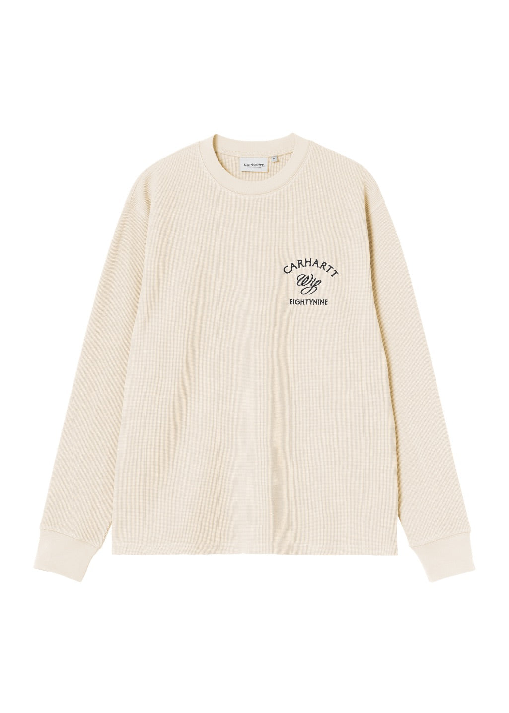 Carhartt WIP - L/S Eightynine Waffle T-Shirt - Natural/Black - Hardpressed Print Studio Inc.