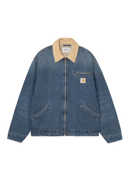 Carhartt WIP - OG Detroit Jacket - Blue/Dusty H Brown - Dark Used