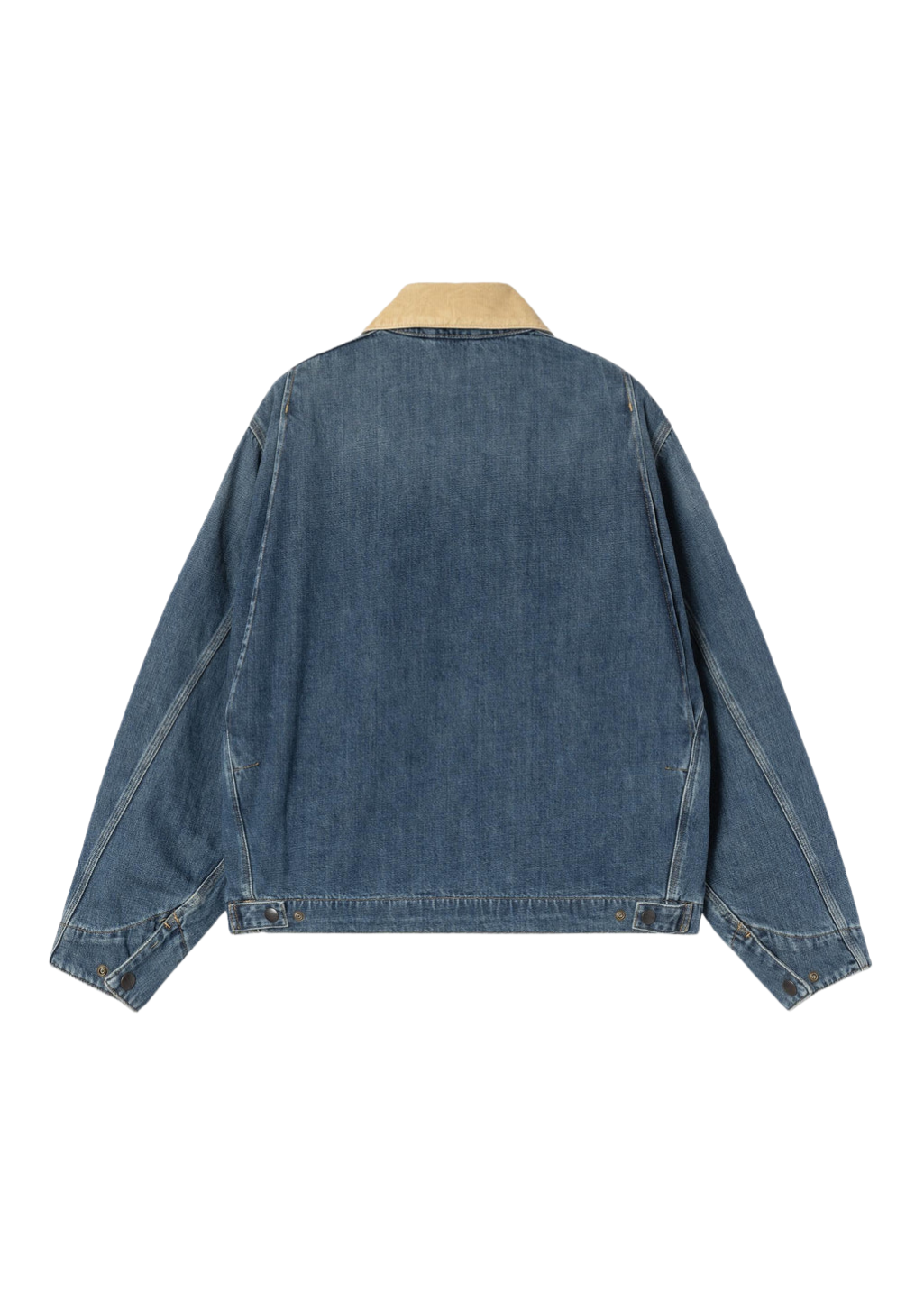 Carhartt WIP - OG Detroit Jacket 'Camano' Denim - Blue/Dusty H Brown - Dark Used Wash