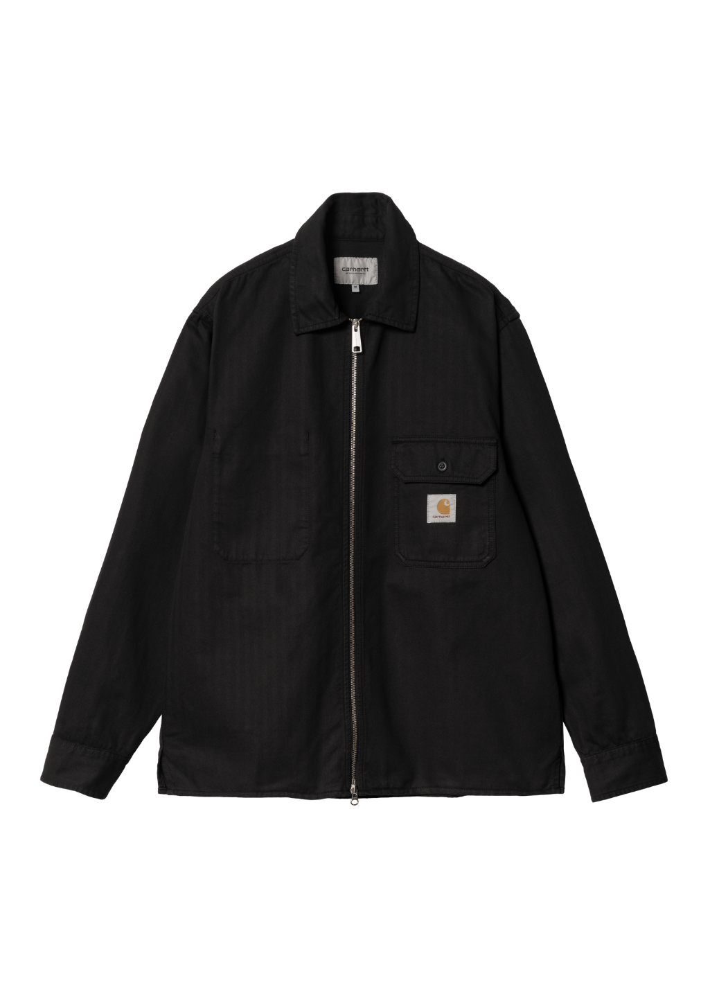 Carhartt WIP - Rainer Shirt Jacket - Black Garment Dyed - Hardpressed Print Studio Inc.