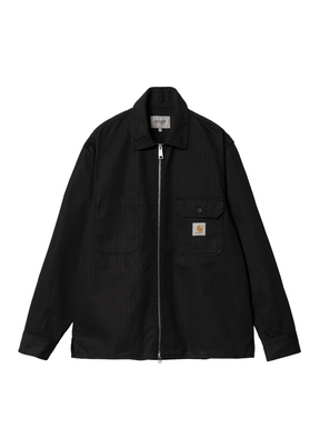Carhartt WIP - Rainer Shirt Jacket - Black Garment Dyed - Hardpressed Print Studio Inc.