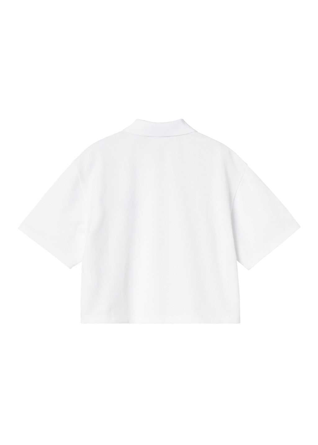 Carhartt WIP - W' S/S Carhartt Script Polo - White/Black - Hardpressed Print Studio Inc.