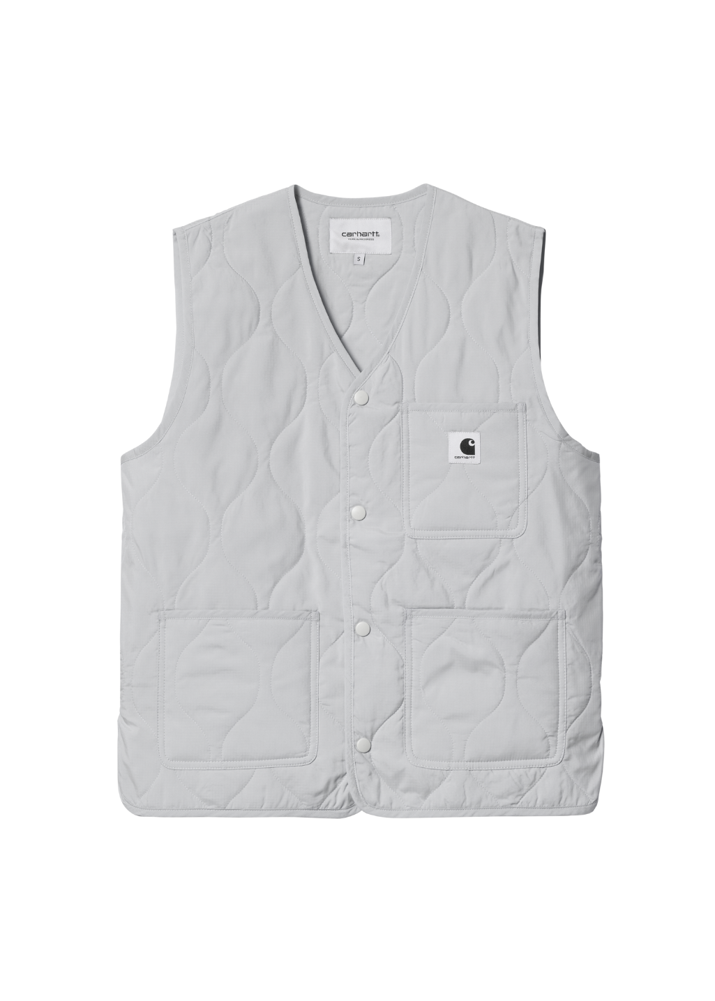 Carhartt WIP - W' Skyler Vest - Sonic Silver - Hardpressed Print Studio Inc.