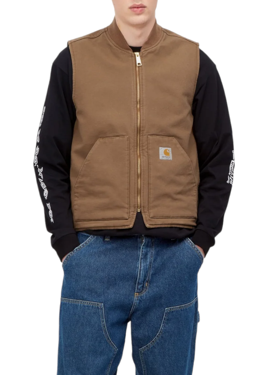 Carhartt WIP - Classic Vest - Hamilton Brown Rinsed | Hardpressed Carhartt WIP - Classic Vest - Hamilton Brown Rinsed | Hardpressed