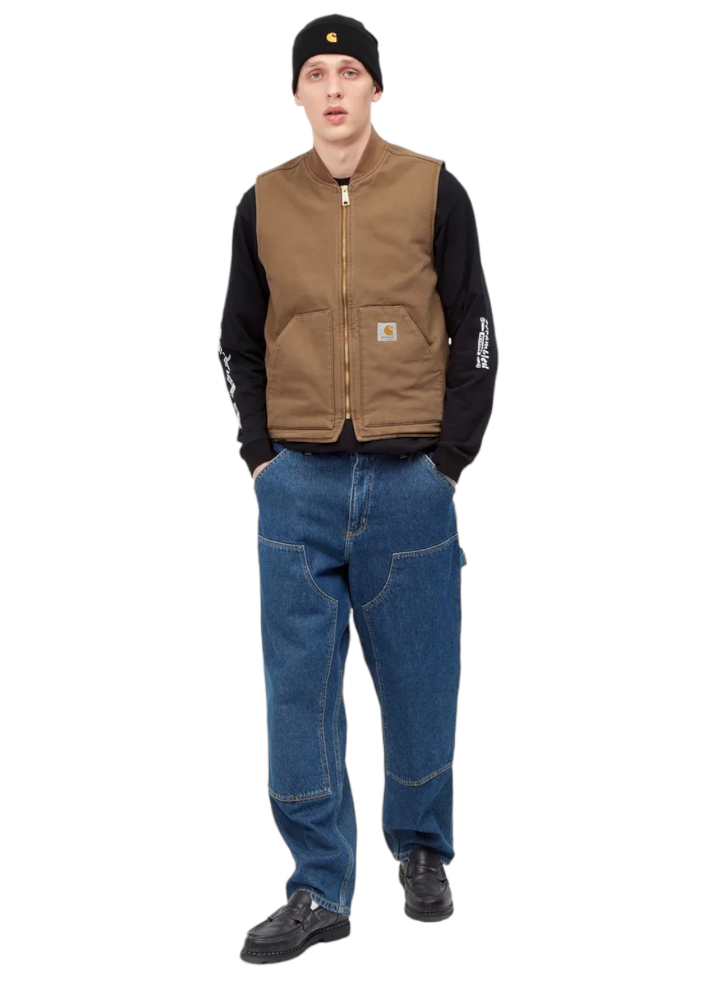 Carhartt WIP - Classic Vest - Hamilton Brown Rinsed | Hardpressed Carhartt WIP - Classic Vest - Hamilton Brown Rinsed | Hardpressed