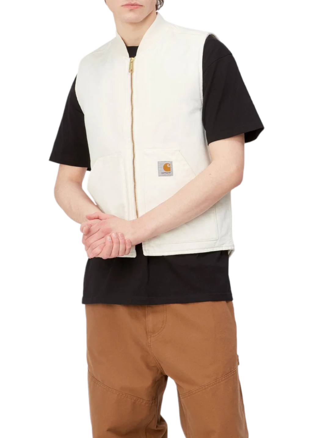 トップス Carhartt WIP CLASSIC VEST - Wax (rinsed) Carhartt WIP - Classic Vest - Wax Rinsed | Hardpressed Print