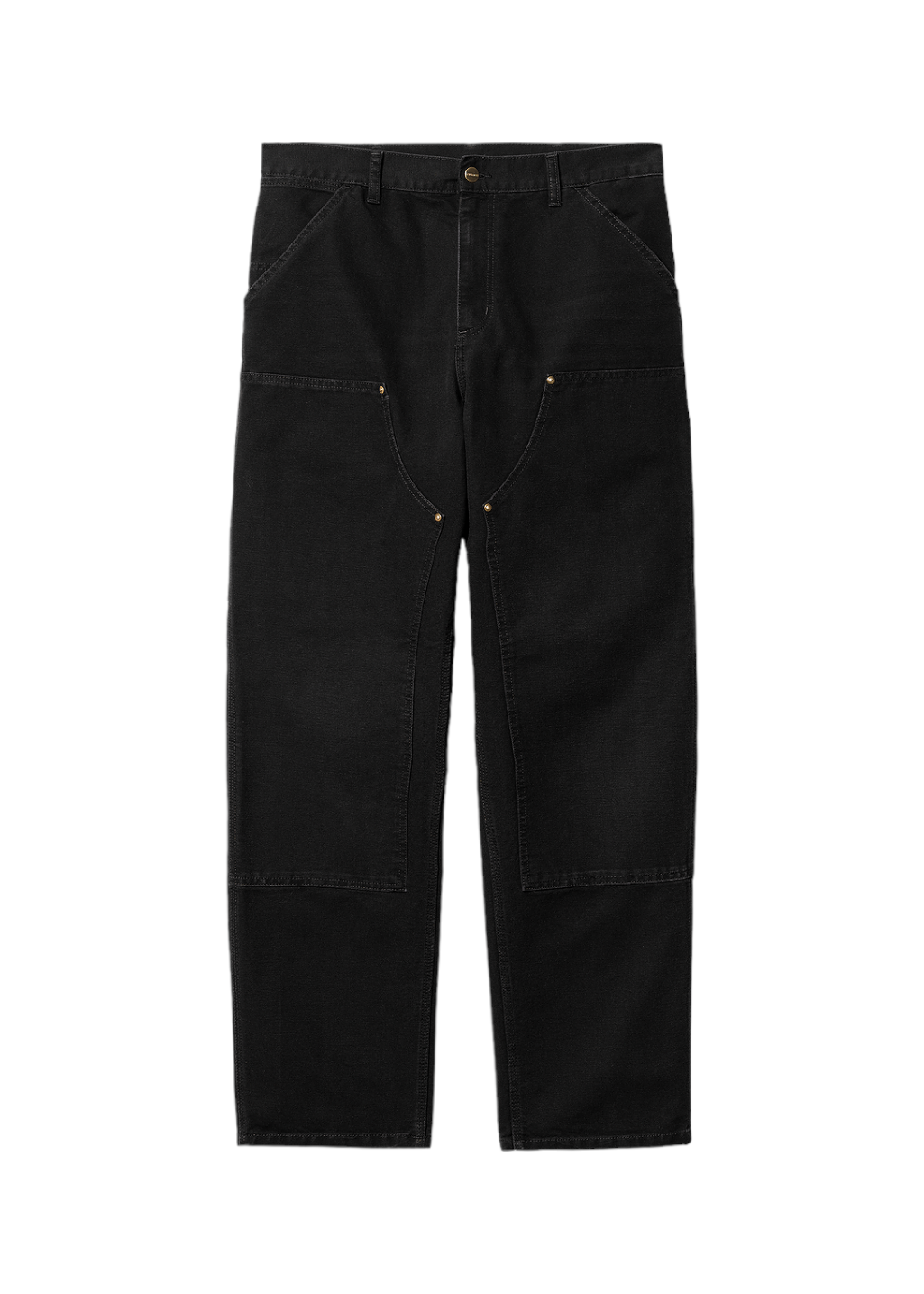 Carhartt WIP - Double Knee Pant - Black Aged Canvas - Hardpressed Print Studio Inc.