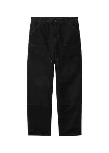 90's carhartt black double knee usa製 Carhartt WIP Double Knee Pant - Black Rinsed – Ninetimes