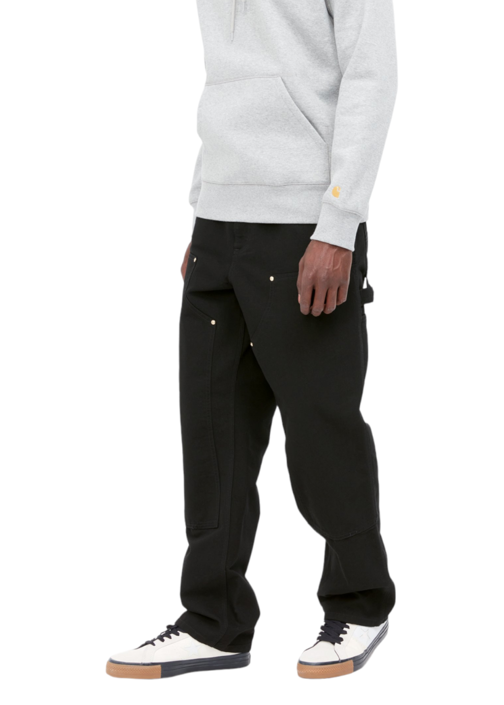 Carhartt WIP - Double Knee Pant - Black Aged Canvas - Hardpressed Print Studio Inc.