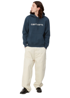 Carhartt WIP - Hooded Carhartt Sweatshirt - Squid/Salt - Hardpressed Print Studio Inc.