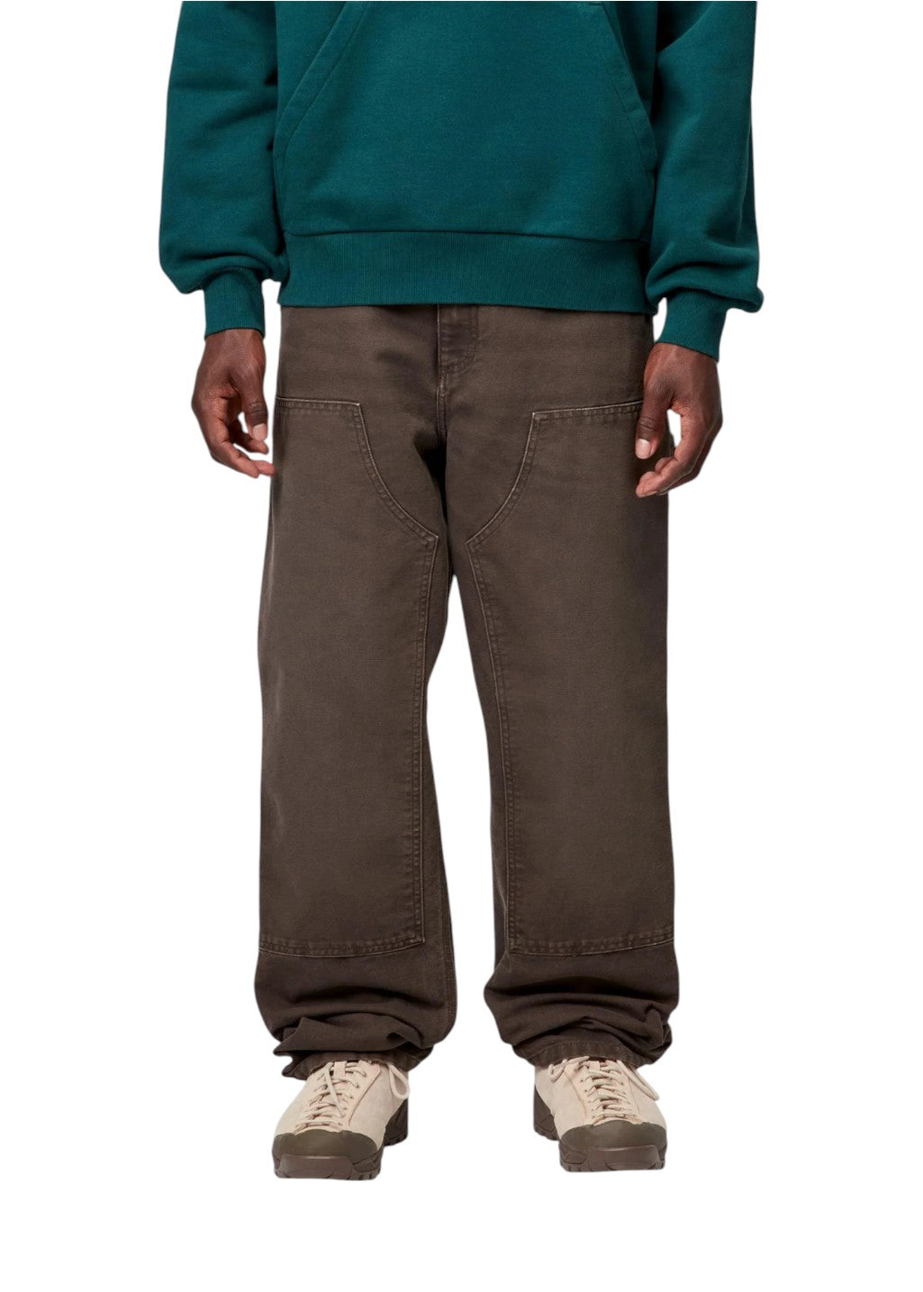 Carhartt WIP - Double Knee Pant - Tobacco, Stone Canvas