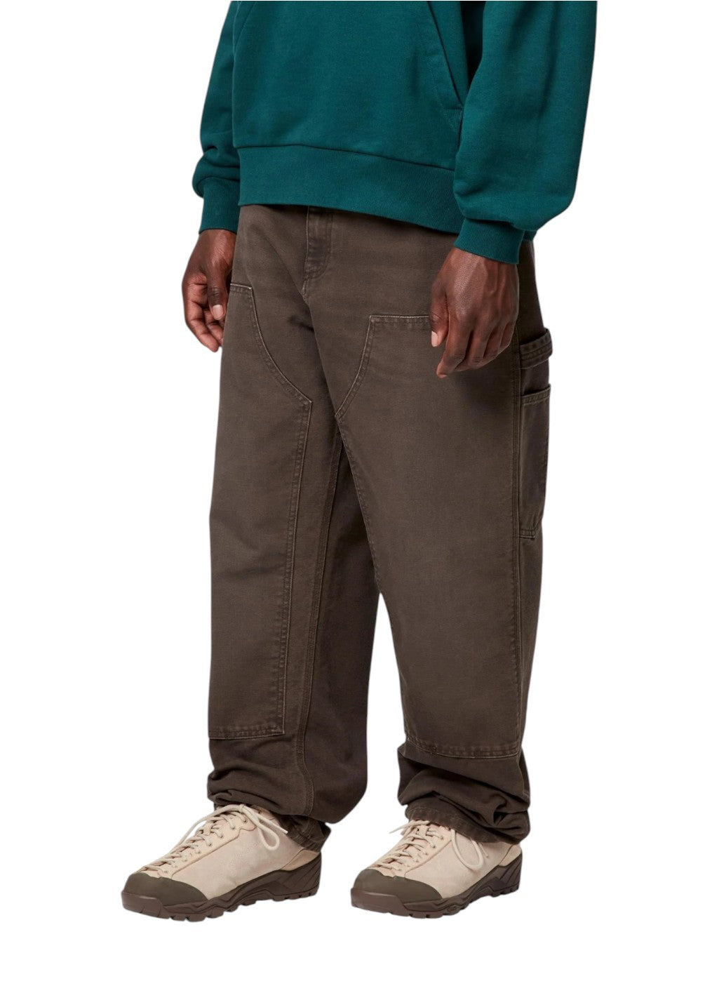 Carhartt WIP - Double Knee Pant - Tobacco, Stone Canvas