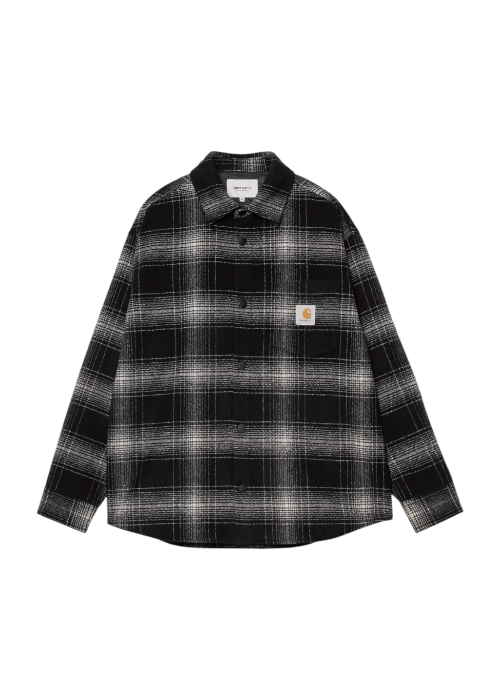 Carhartt WIP - Brennan Shirt Jac - Black/Wax | Hardpressed Print
