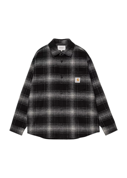 Carhartt WIP - Brennan Shirt Jac - Black/Wax | Hardpressed Print Carhartt WIP - Brennan Shirt Jac - Black/Wax | Hardpressed Print