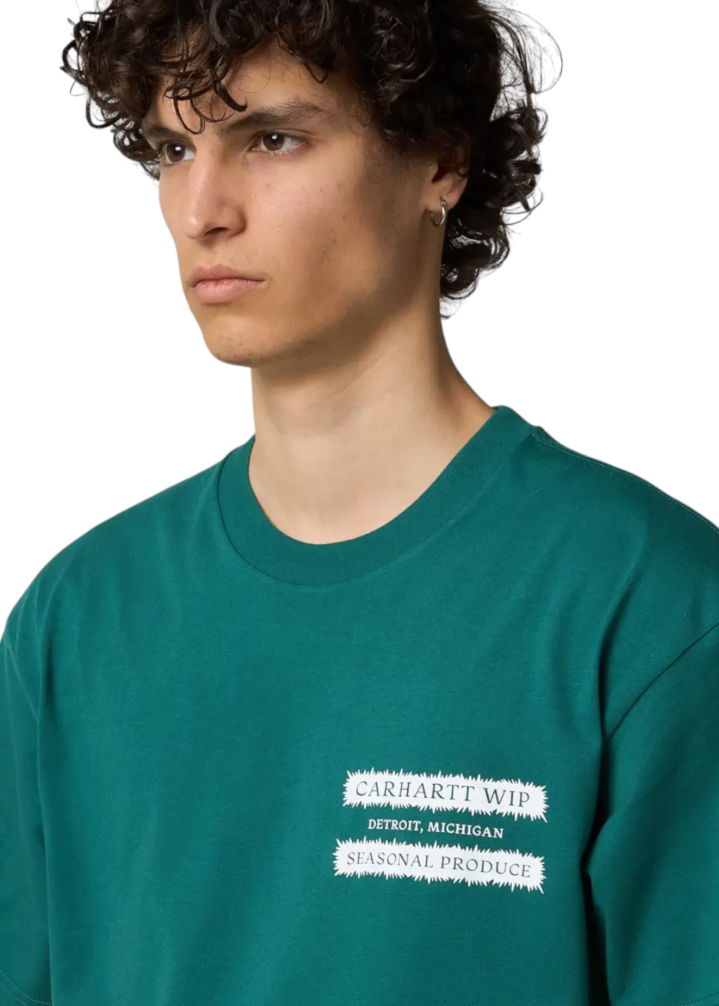 Carhartt WIP - S/S Catalogue T-Shirt - Rainforest/White