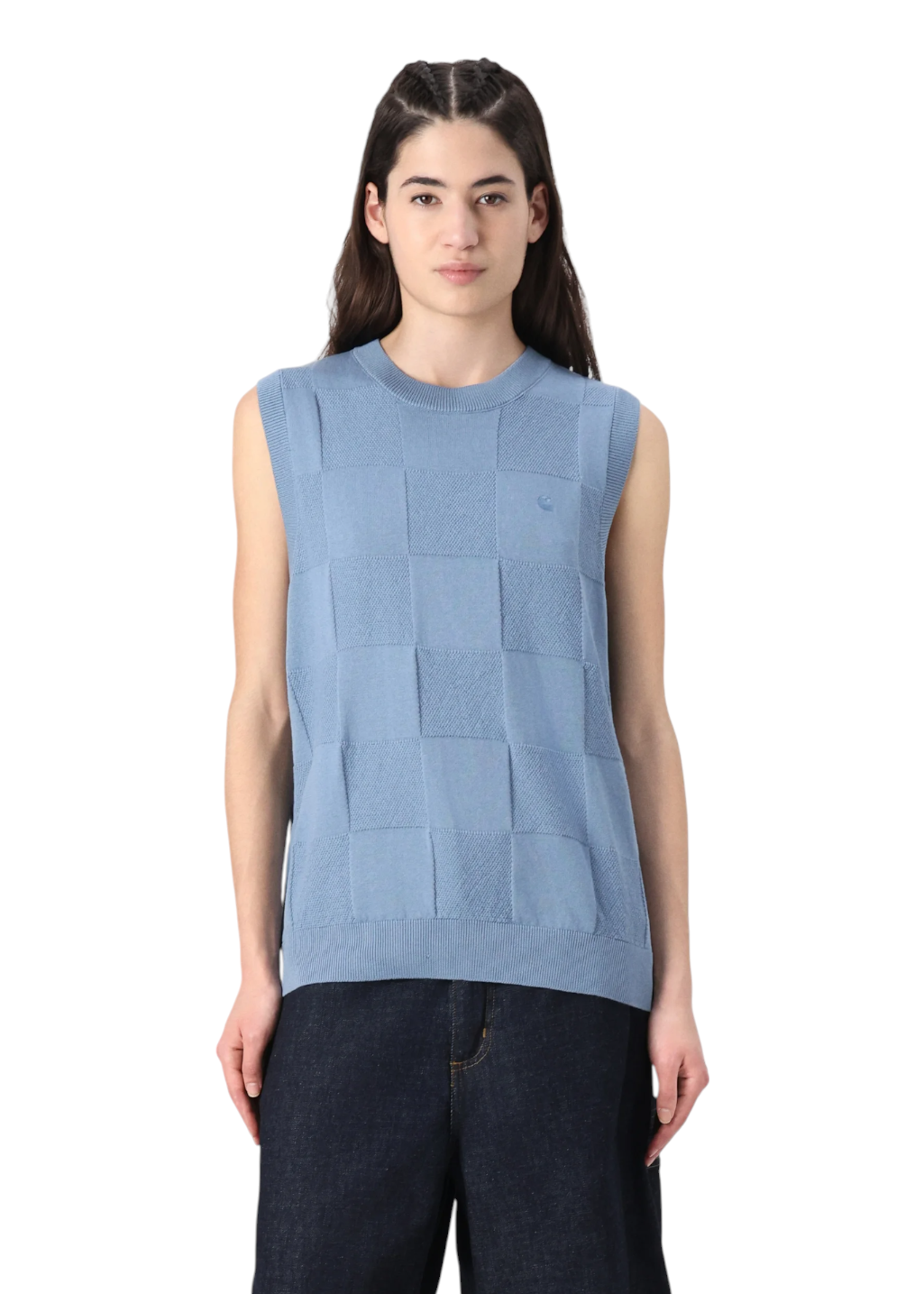 Carhartt WIP - W' Checker Vest - Frosted Blue