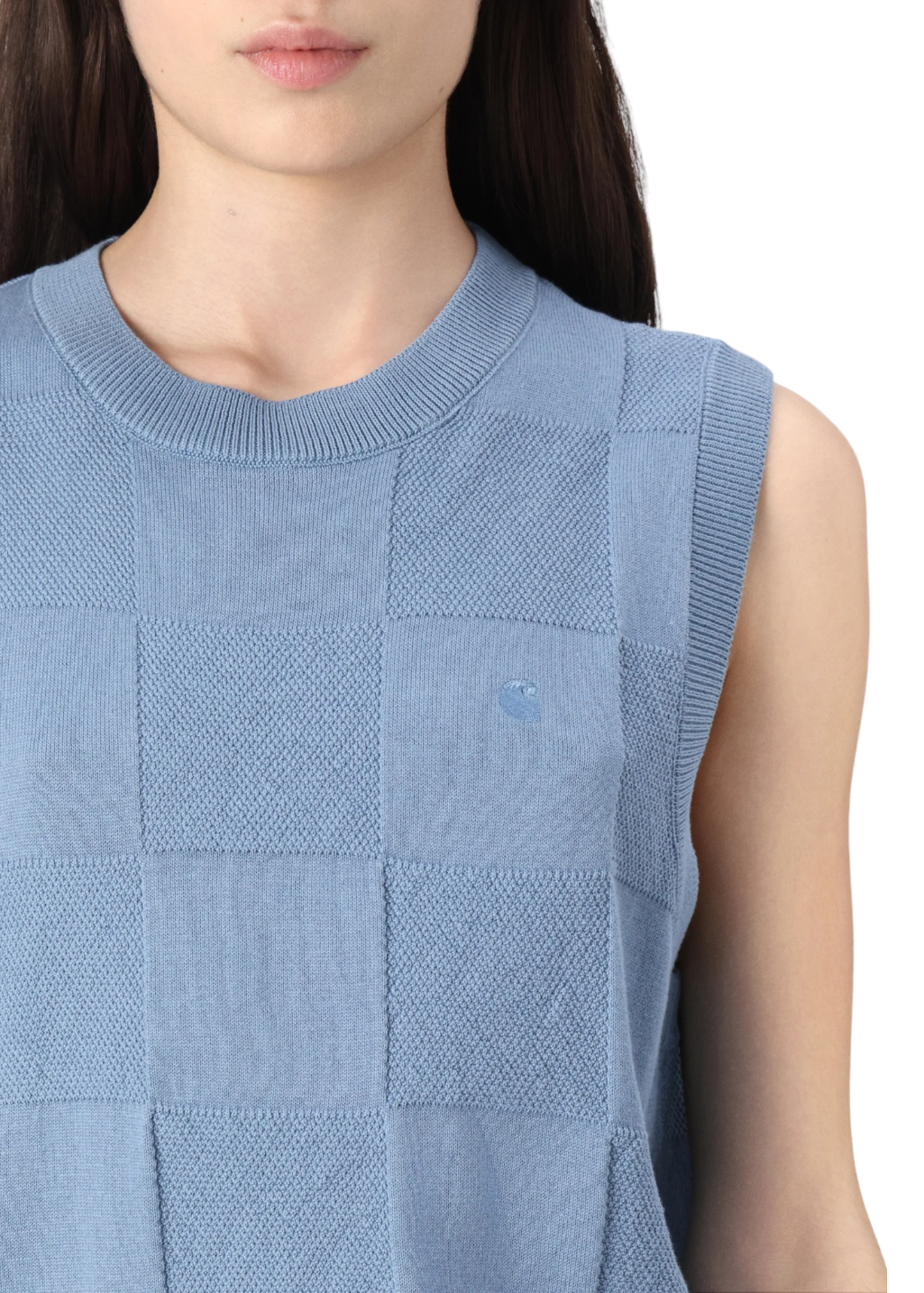 Carhartt WIP - W' Checker Vest - Frosted Blue
