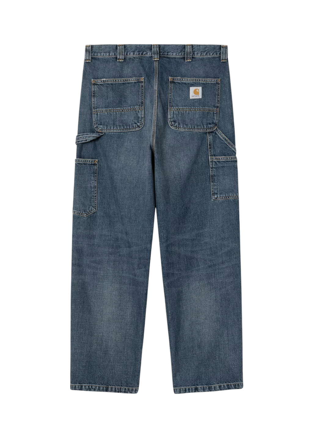 Carhartt WIP - OG Double Knee Pant - Blue Dark Used Wash