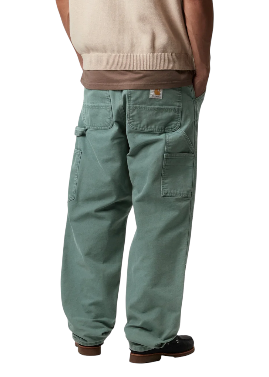 Carhartt WIP - Double Knee Pant - Silver Pine | Hardpressed Print Carhartt WIP - Double Knee Pant - Silver Pine | Hardpressed Print